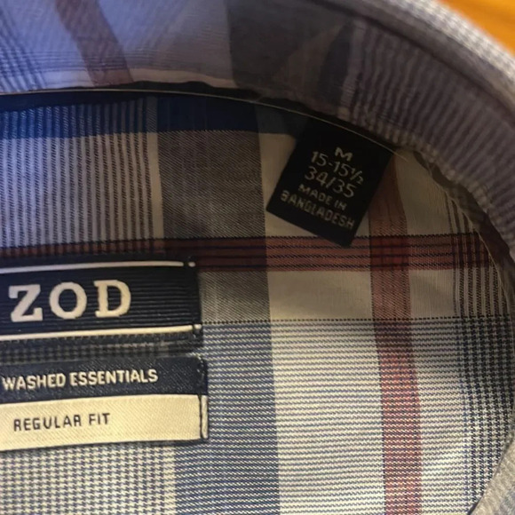 Izod Men’s 100% Cotton Dress Shirt - NWT Medium - Picture 6 of 7